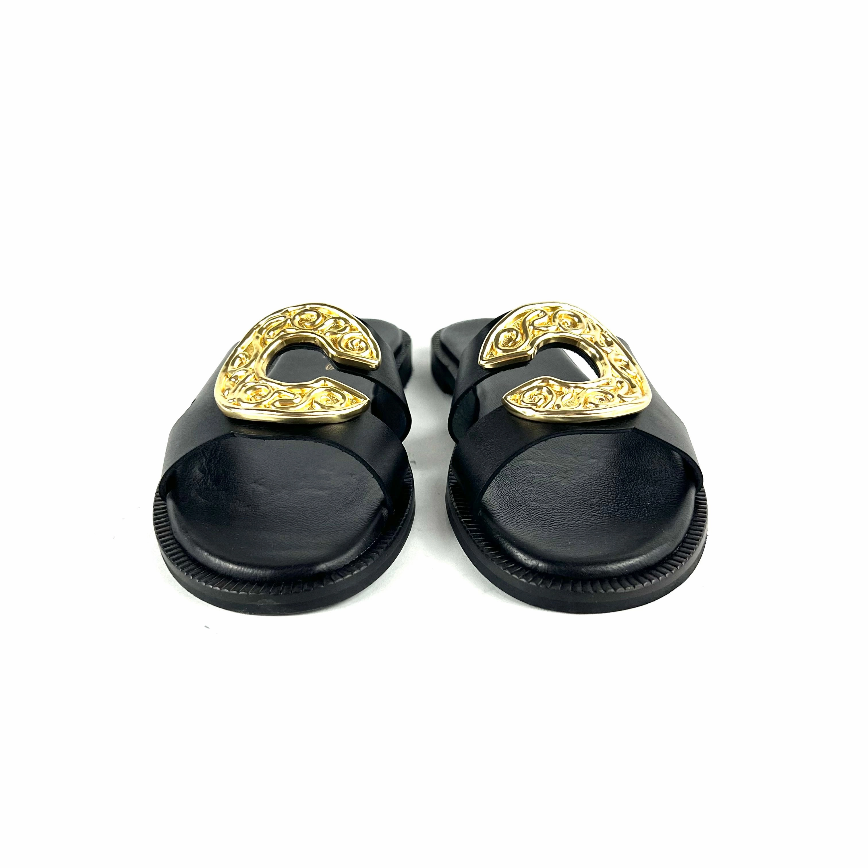 Makris - K3 Sandal (Ancient Black) Fit All Trendy Footwear for Summer