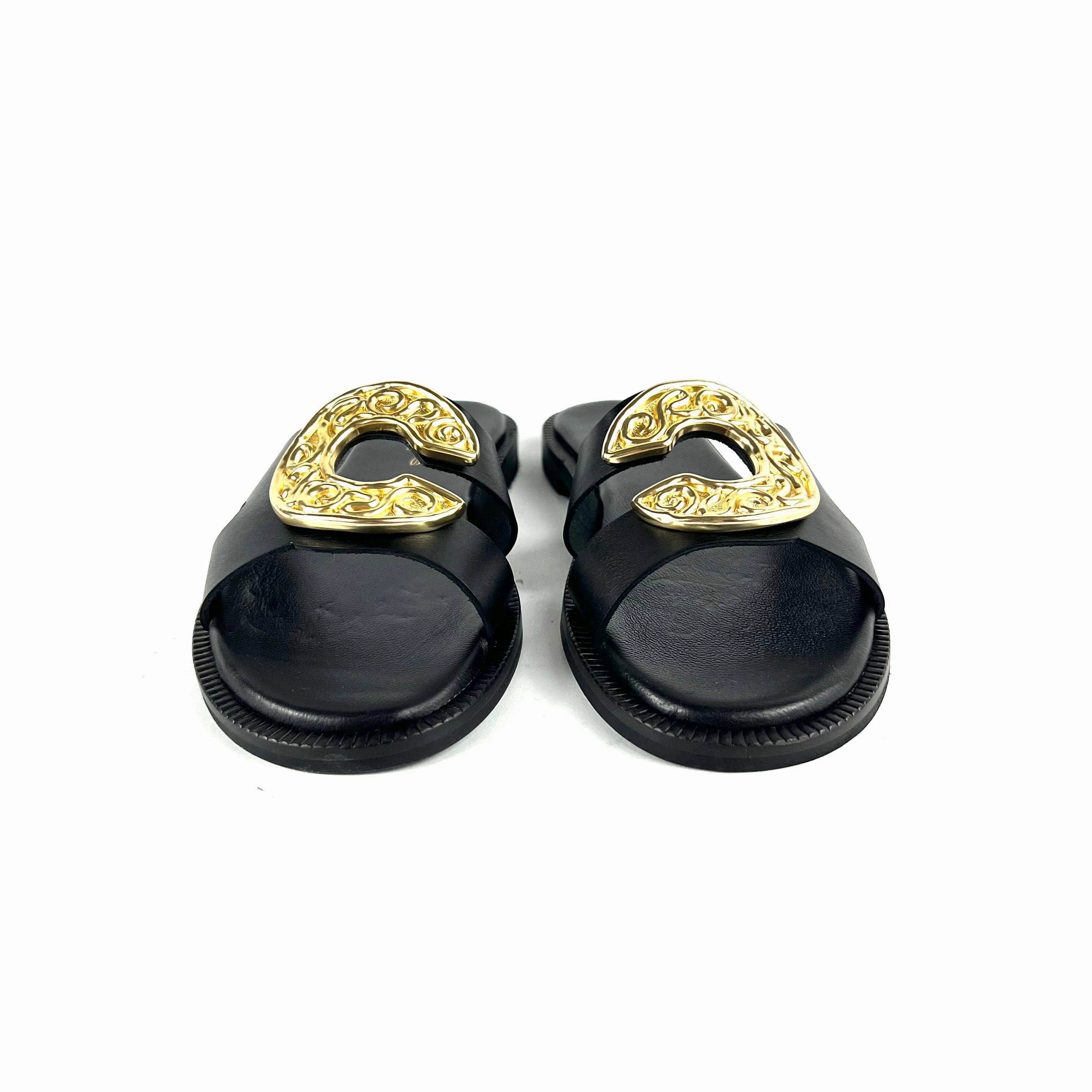 Makris - K3 Sandal (Ancient Black) Fit All Trendy Footwear for Summer
