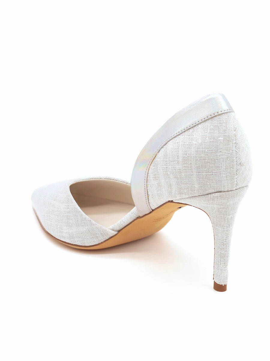 Everly Pointed Toe Pump Sexy Step Leather Strap