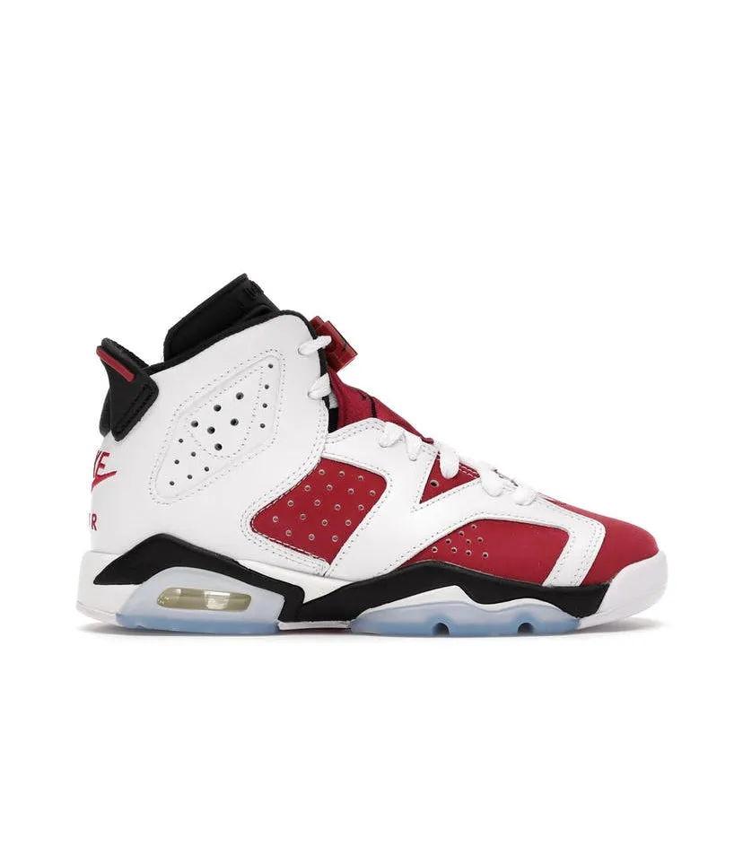 Jordan 6 Retro Carmine (2021) Gs Supportive structure Durable outsole