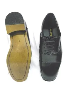 Kevin -- Men's Dress Shoe -- Black Low Profile Night Travel