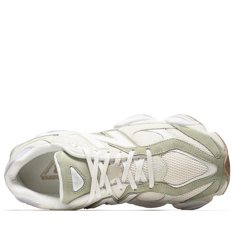 New Balance 9060 - Garter Snake/Pearl Grey leather - upper - quality - luxury shoes mesh upper breathability