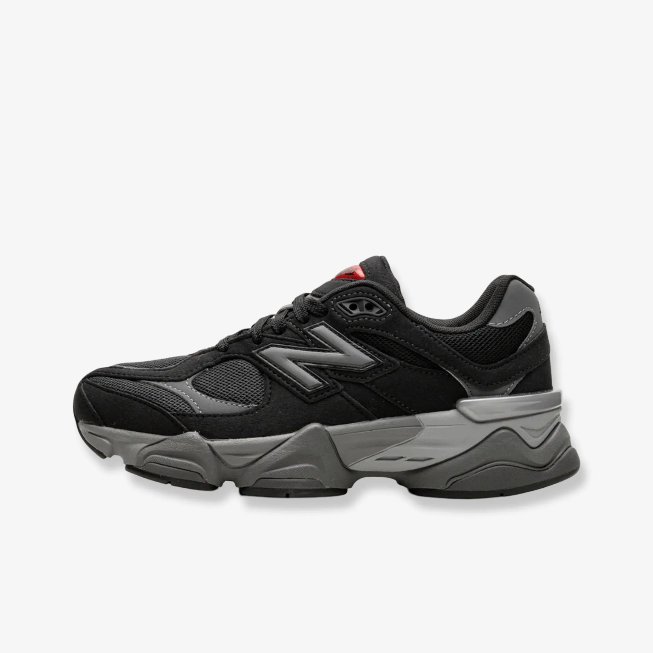 moon - design shoes ankle - support - feature shoes (GS) New Balance 9060 'Black / Castlerock Grey' (2022) GC9060BK