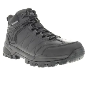 Ridge Walker Force -- Men's Waterproof Hiker -- Black Slip   On Style Italian Glam