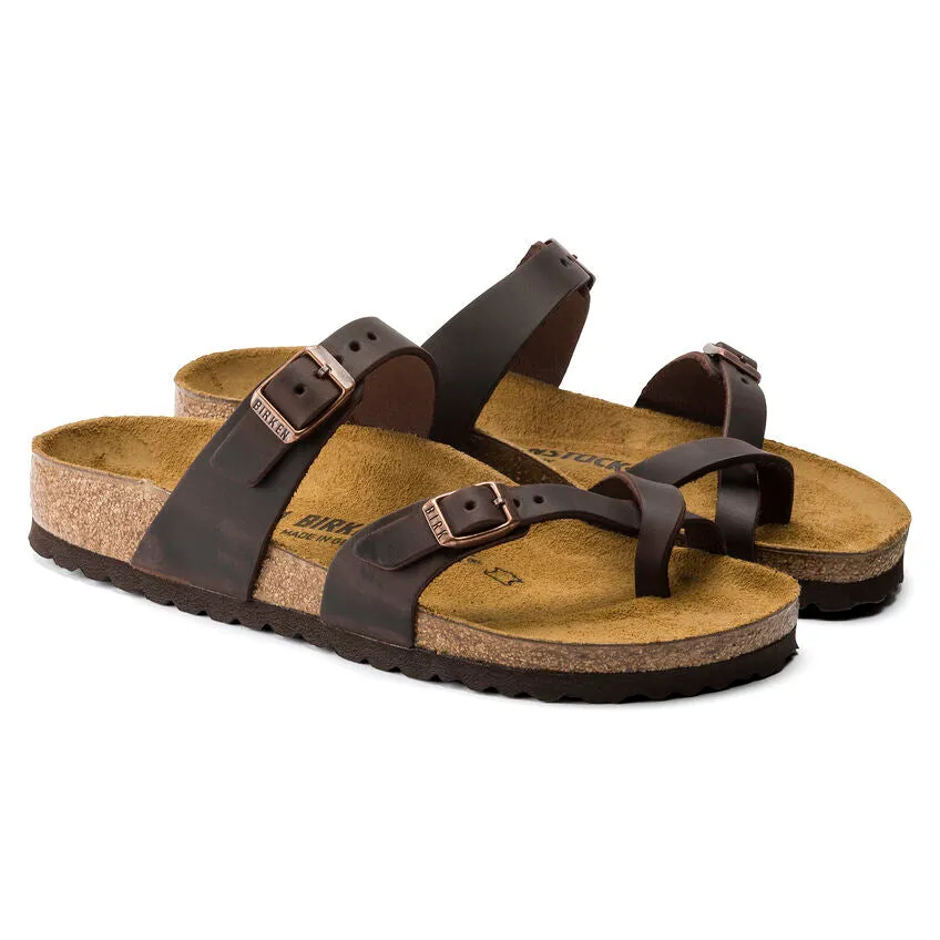 Leaf Touch BIRKENSTOCK MAYARI - HABANA OILED LEATHER