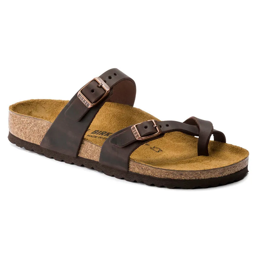BIRKENSTOCK MAYARI - HABANA OILED LEATHER Travel Comfort Shoes Street Walk