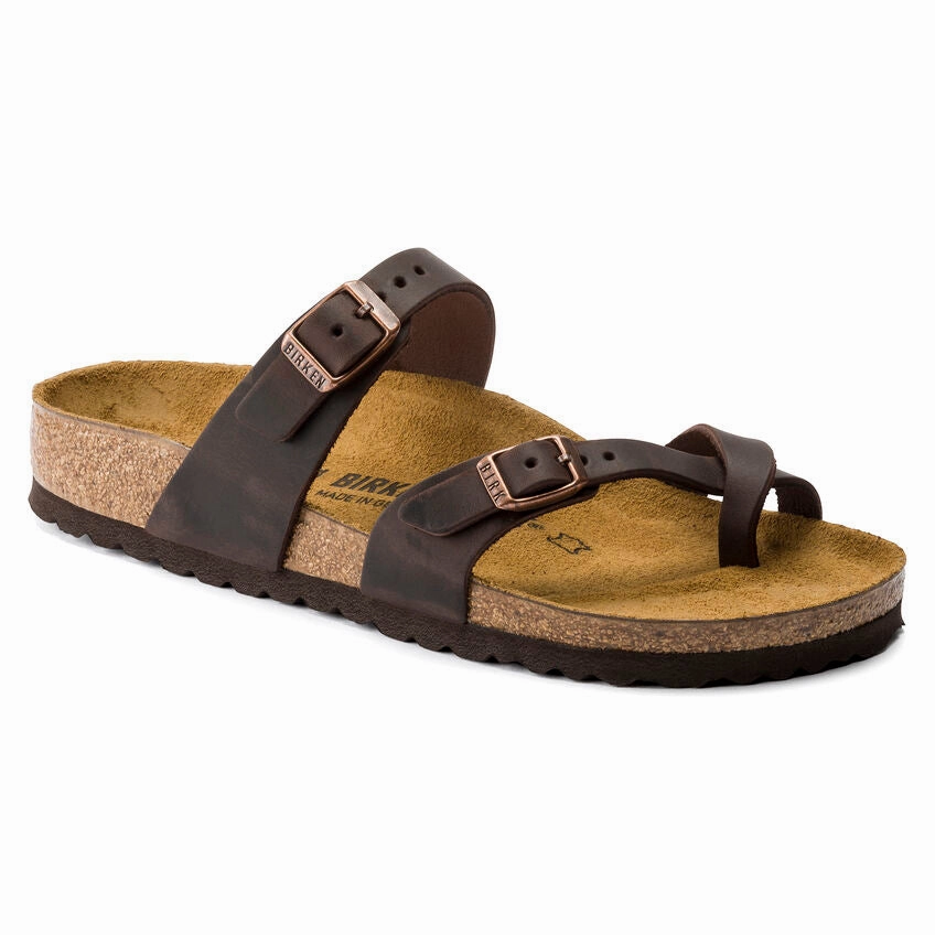 BIRKENSTOCK MAYARI - HABANA OILED LEATHER Travel Comfort Shoes Street Walk