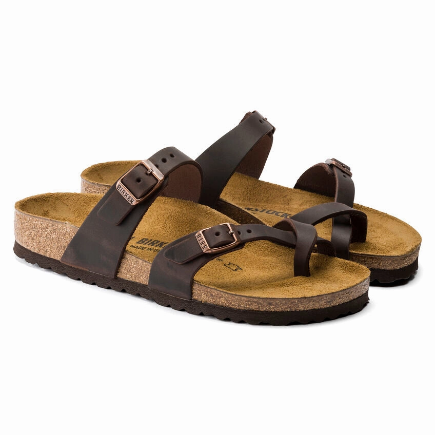 Leaf Touch BIRKENSTOCK MAYARI - HABANA OILED LEATHER
