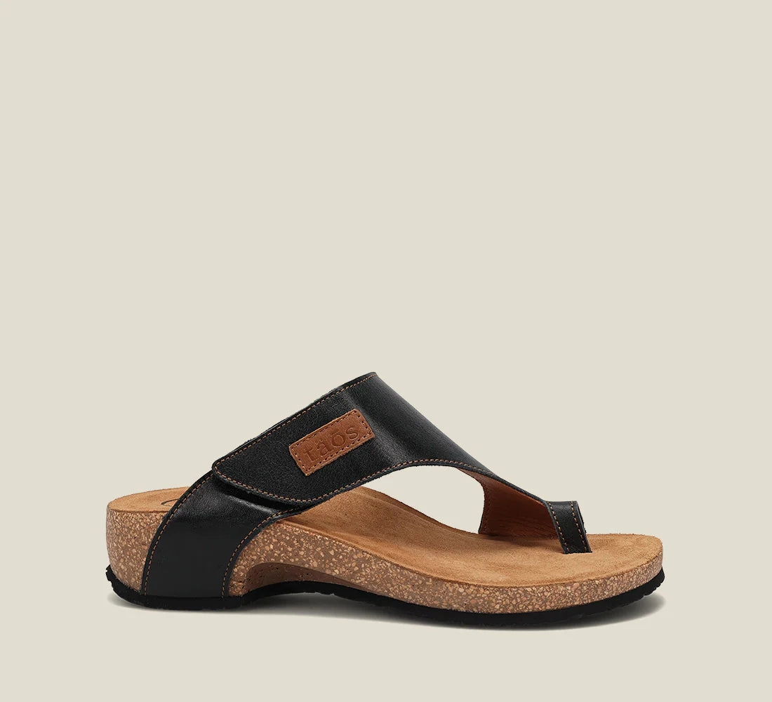 TAOS LOOP SANDAL - BLACK Soft Edge