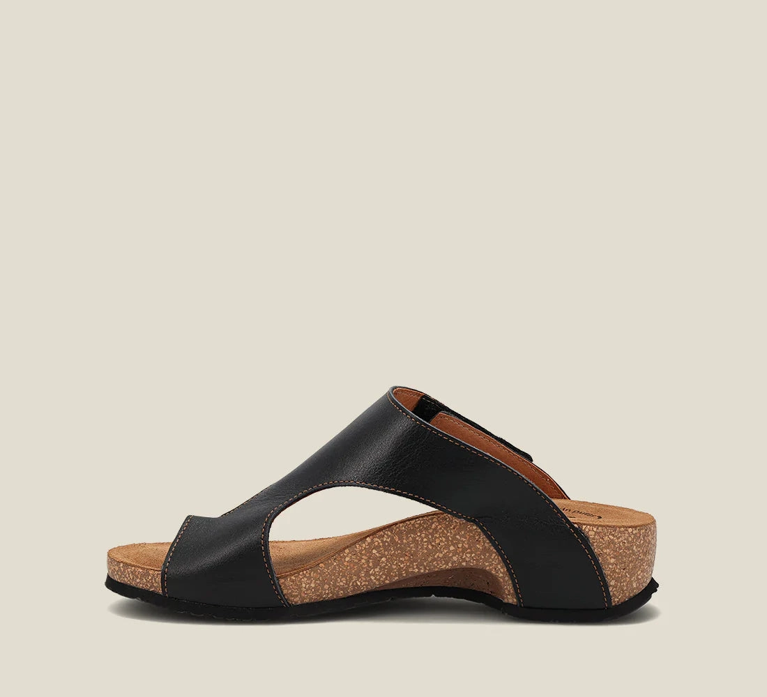 TAOS LOOP SANDAL - BLACK Sporty Design Sunny Day