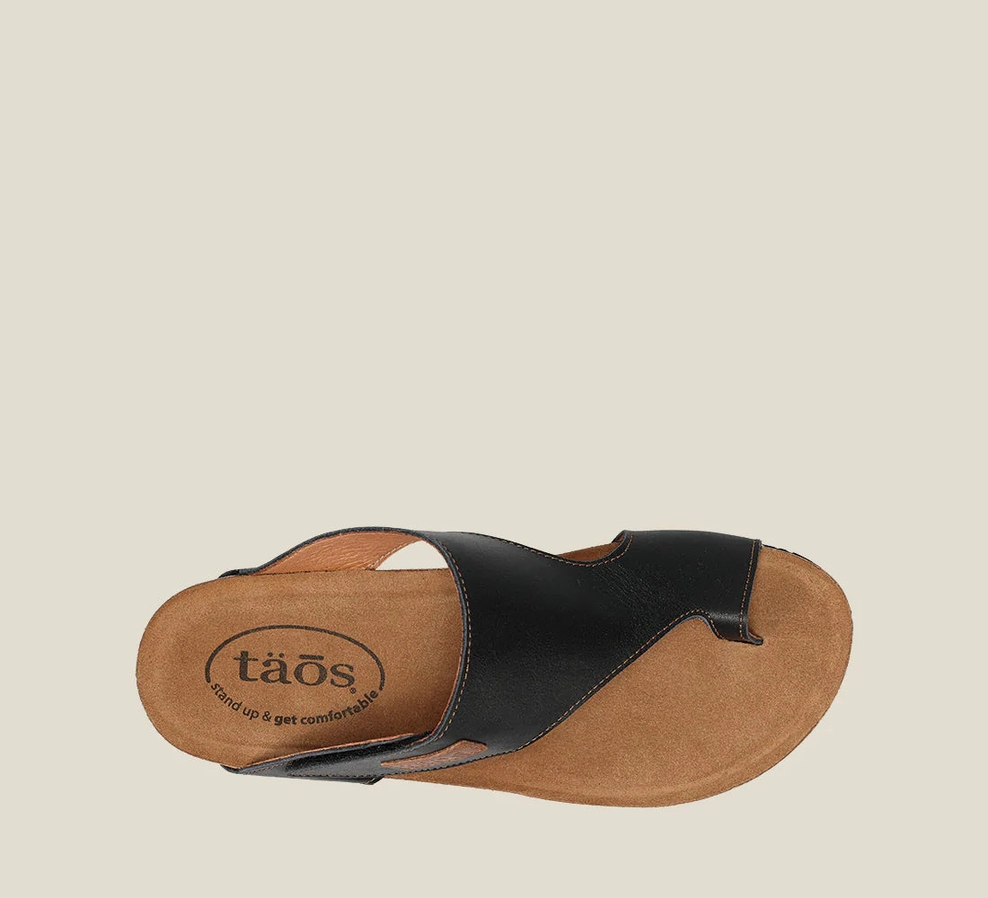 TAOS LOOP SANDAL - BLACK Modern Aesthetic