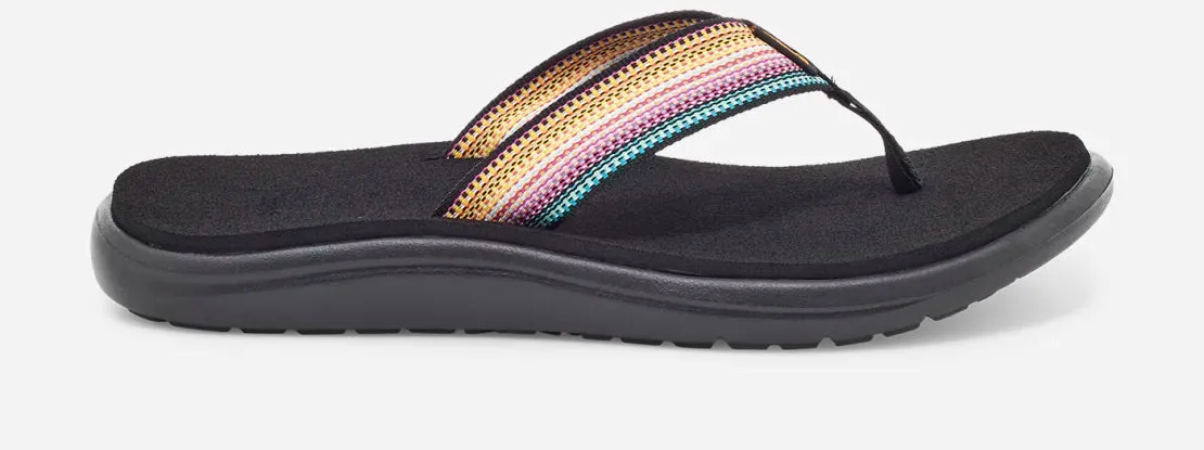 TEVA WOMEN'S VOYA FLIP - ANTIGUOUS BLACK MULTI Spring Ready
