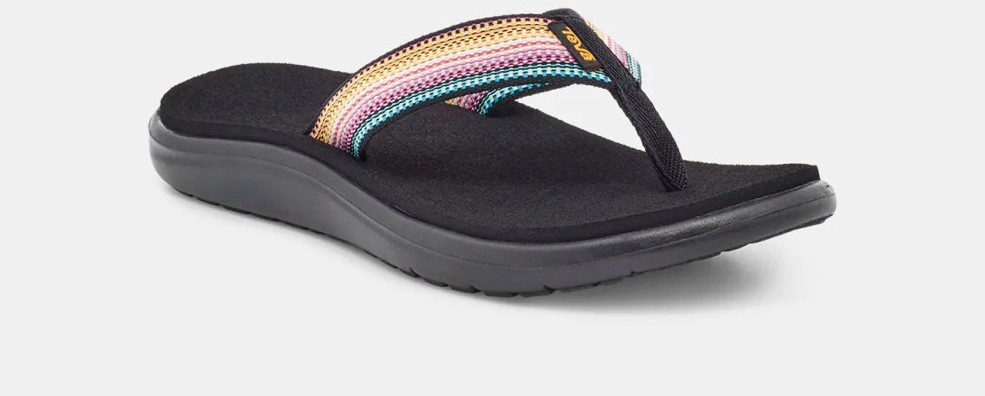 Fresh Air TEVA WOMEN'S VOYA FLIP - ANTIGUOUS BLACK MULTI