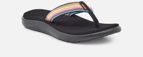 Fresh Air TEVA WOMEN'S VOYA FLIP - ANTIGUOUS BLACK MULTI