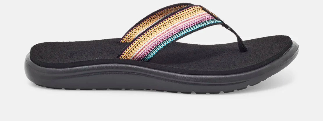 TEVA WOMEN'S VOYA FLIP - ANTIGUOUS BLACK MULTI Spring Ready