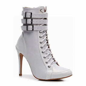 Boyz Boot - White Vegan Leather - Street Sole Footwear Essential