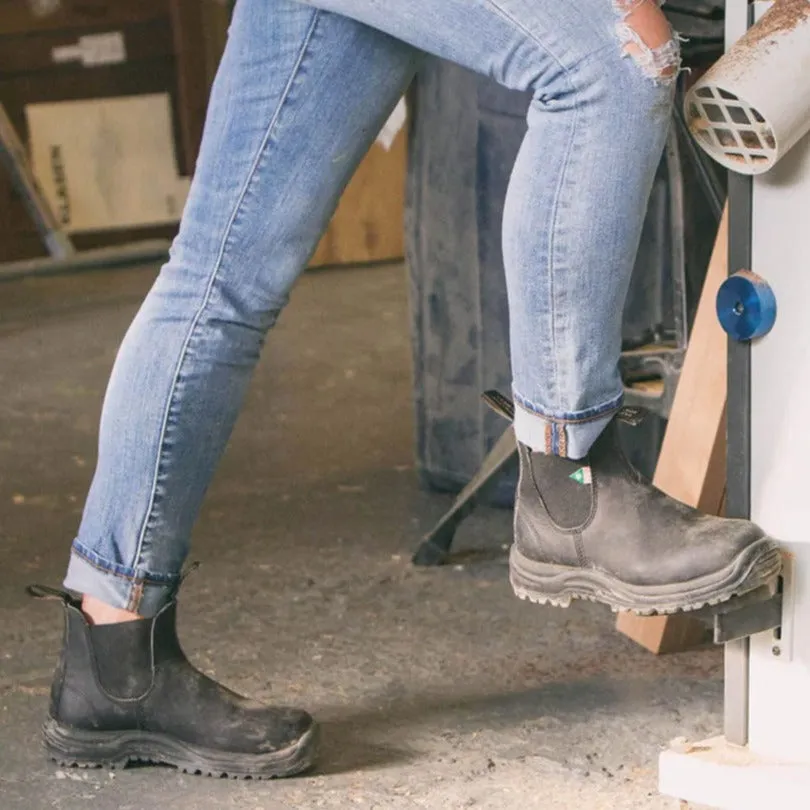 Thermal Guard Blundstone Work & Safety Boot 163 in Black Cushioned Step Weekend Wanderer Slip Resistant Night Travel