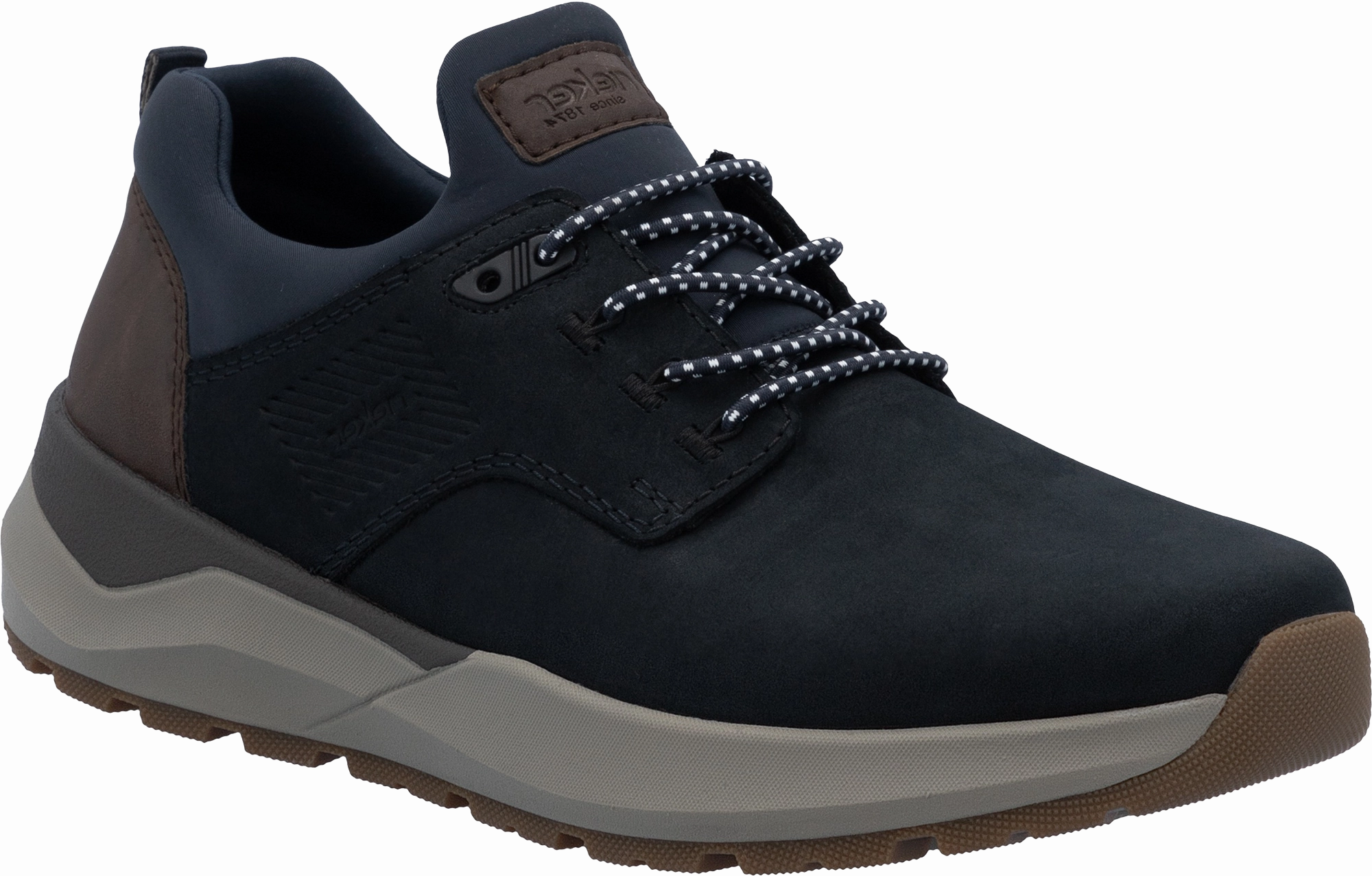 Quarter turn view Men's Rieker Footwear style name Thorben 50 in color PZFKSCHNAV. Sku: 06050-14