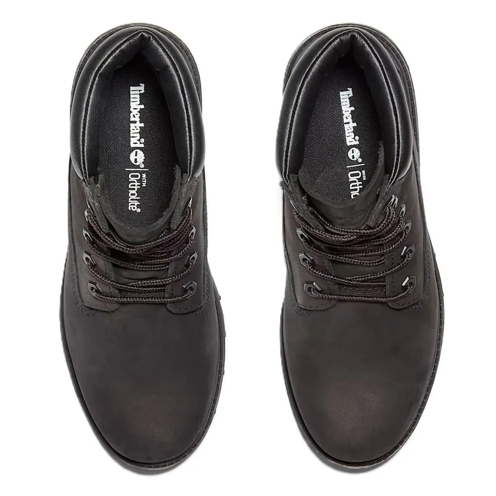 Comfortable Stretch Timberland Women's Linden Woods 6-Inch Waterproof Boot in Black Multi-Season Use