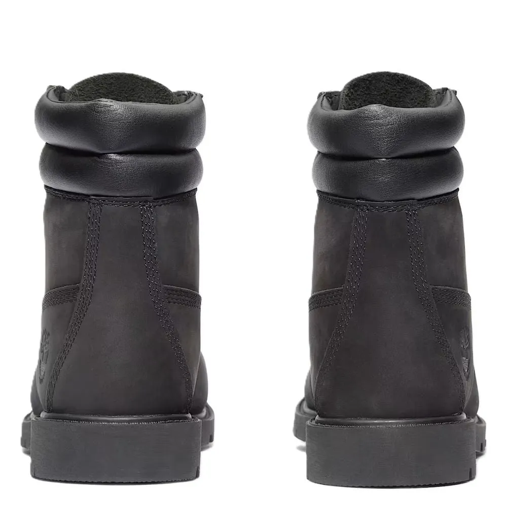 Long Walks Timberland Women's Linden Woods 6-Inch Waterproof Boot in Black Multi-Season Use