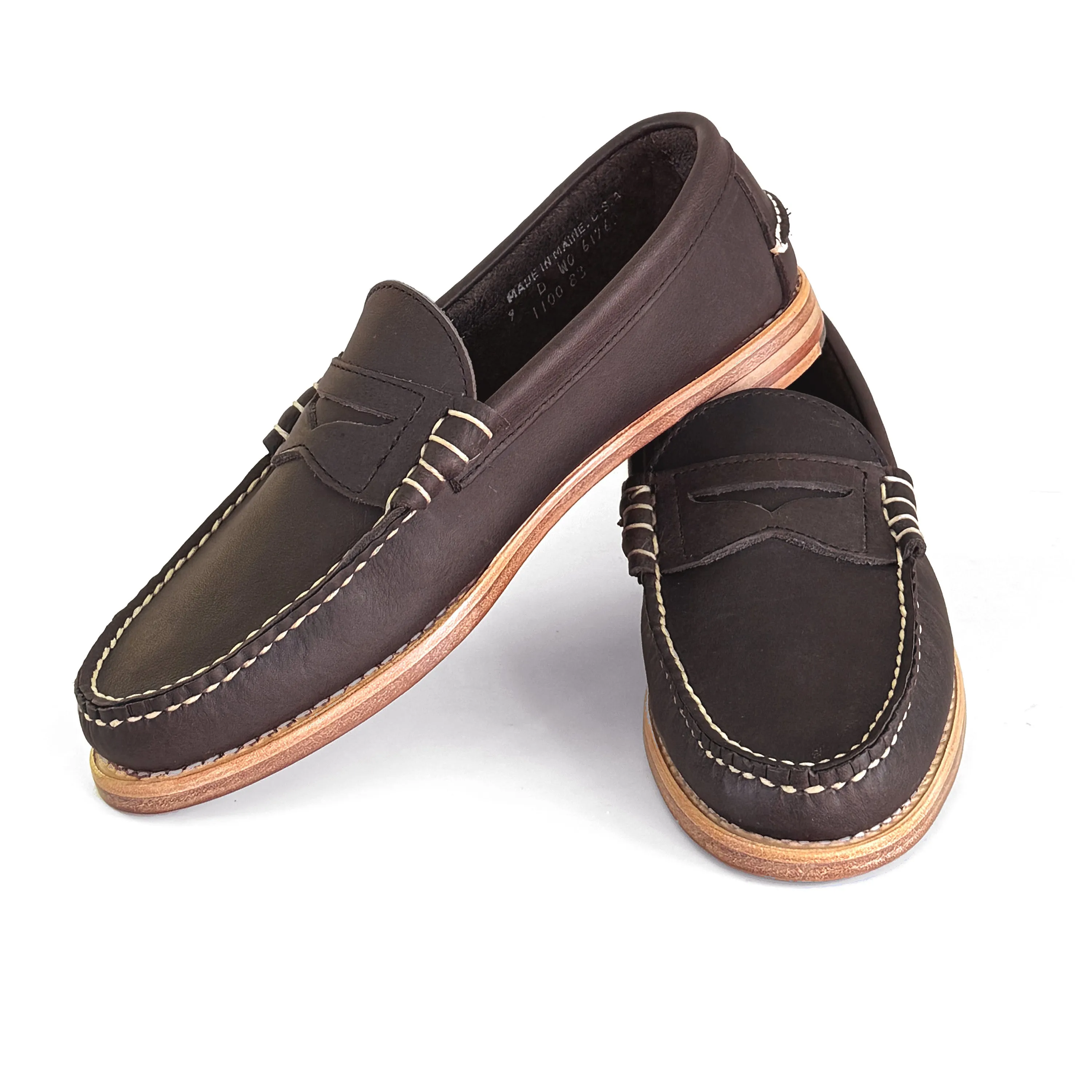 Breathable Weekend Wanderer Functional Footwear Beefroll Penny Loafer - Charcoal Grizzly