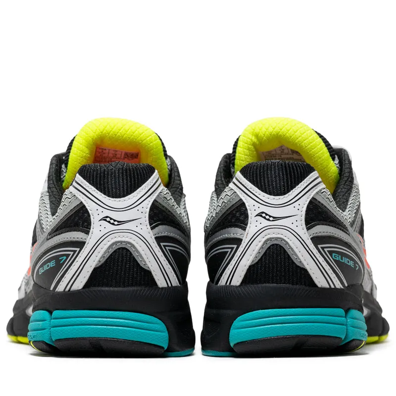 Saucony Progrid Guide 7 - White/Teal Energy Boost adventure - themed running gear