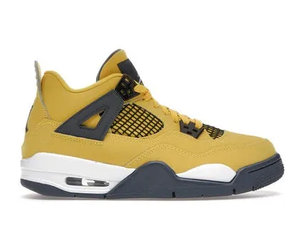 Quick Drying Casual Wear Walking Jordan 4 Retro Lightning (2021) (GS)