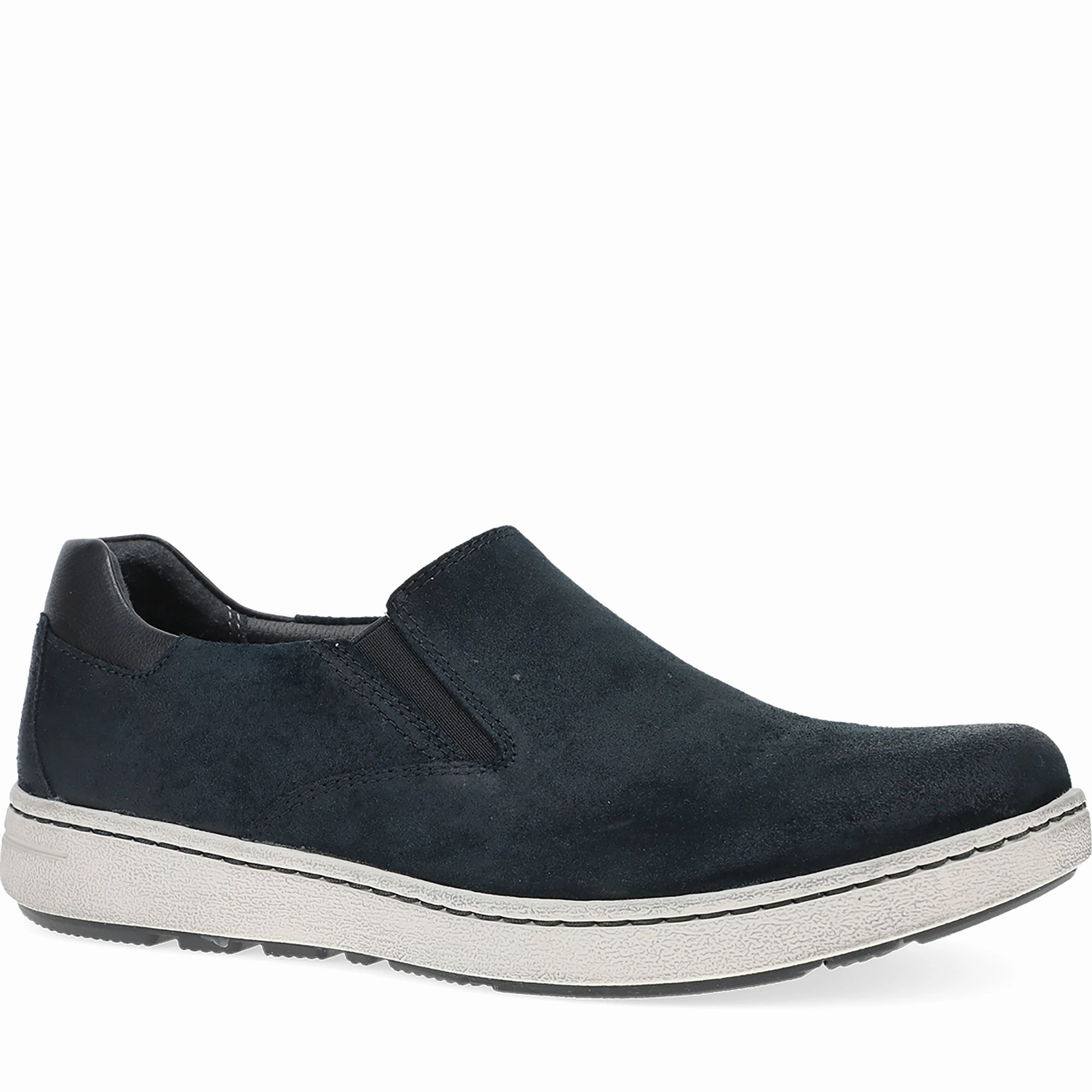 Quarter Turn Men's Trent Footwear in Black Burnished Suede. Sku: 8905471000