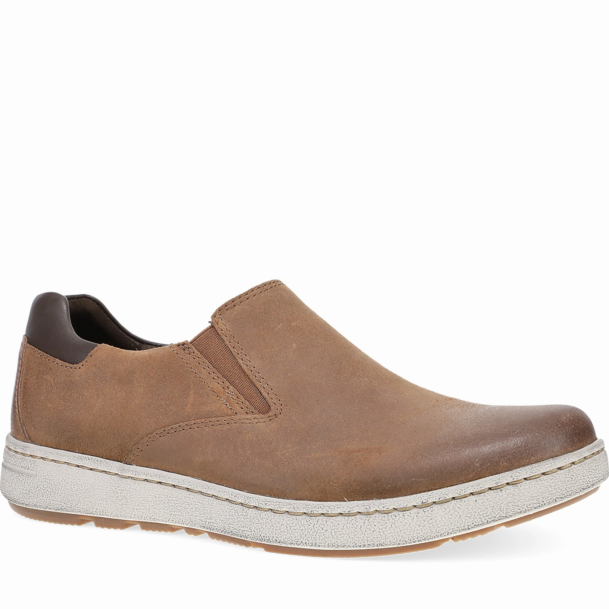 Quarter Turn Men's Trent Footwear in Brown Burnished Suede. Sku: 8905780300