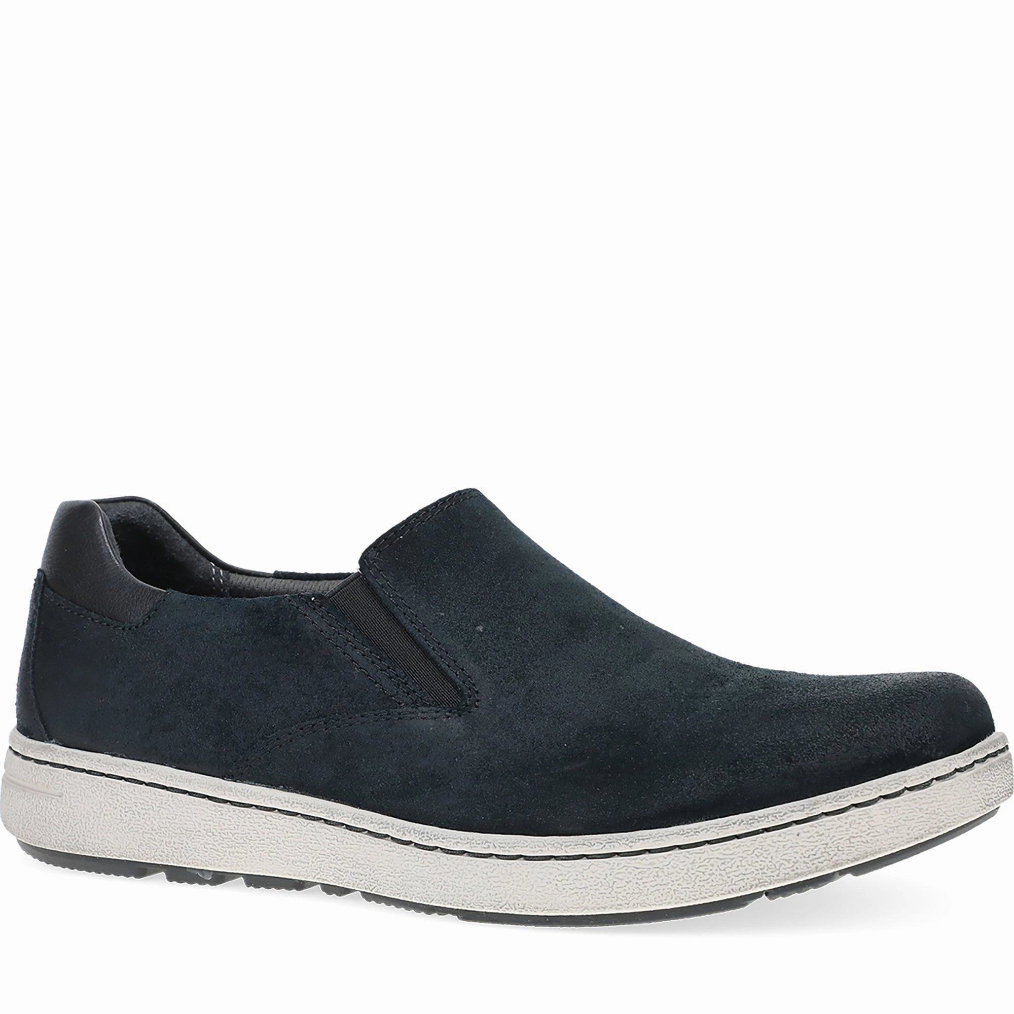 Quarter Turn Men's Trent Footwear in Black Burnished Suede. Sku: 8905471000