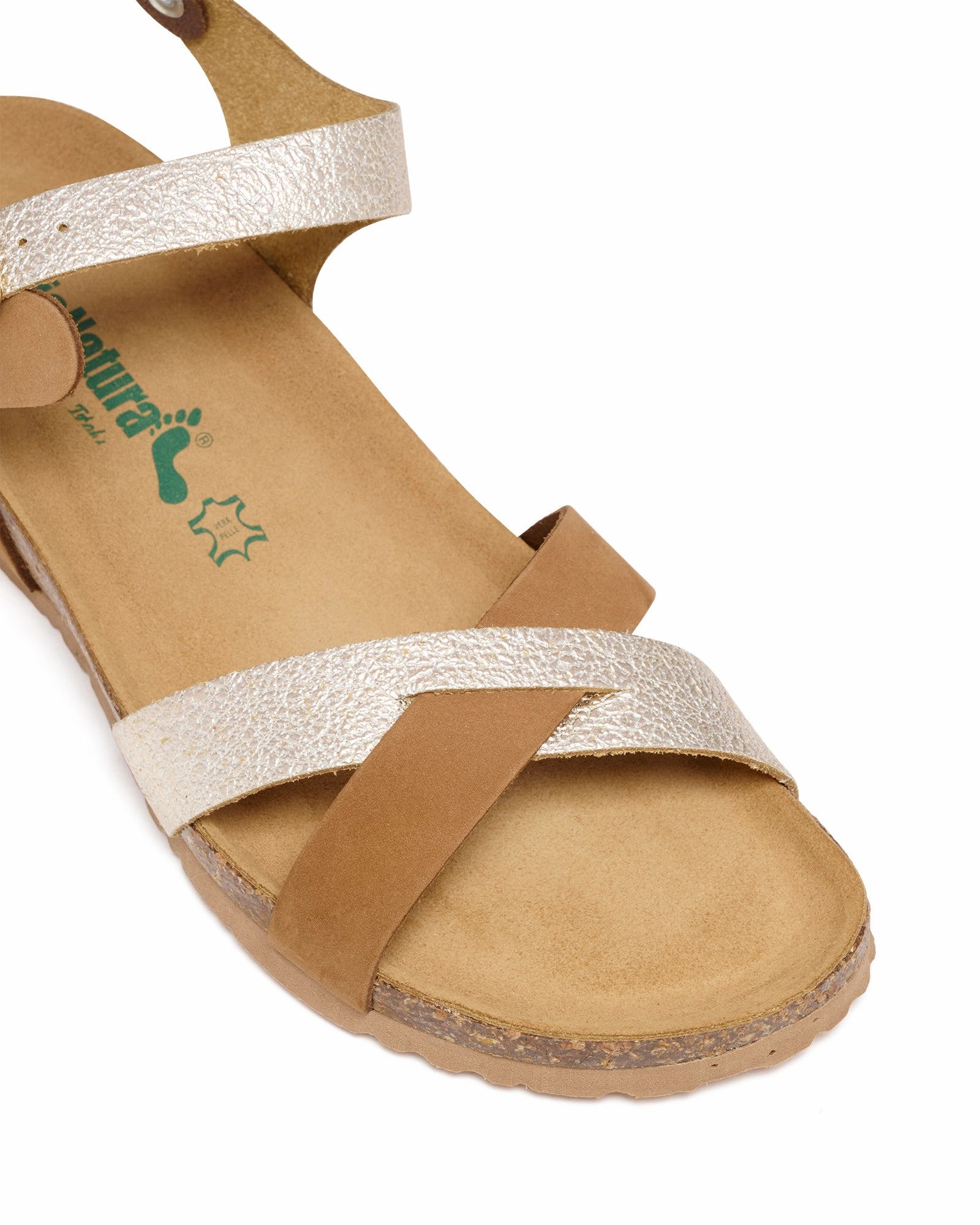 Tripoli Tan Gold Chic Sandals for Vacation Fast Go