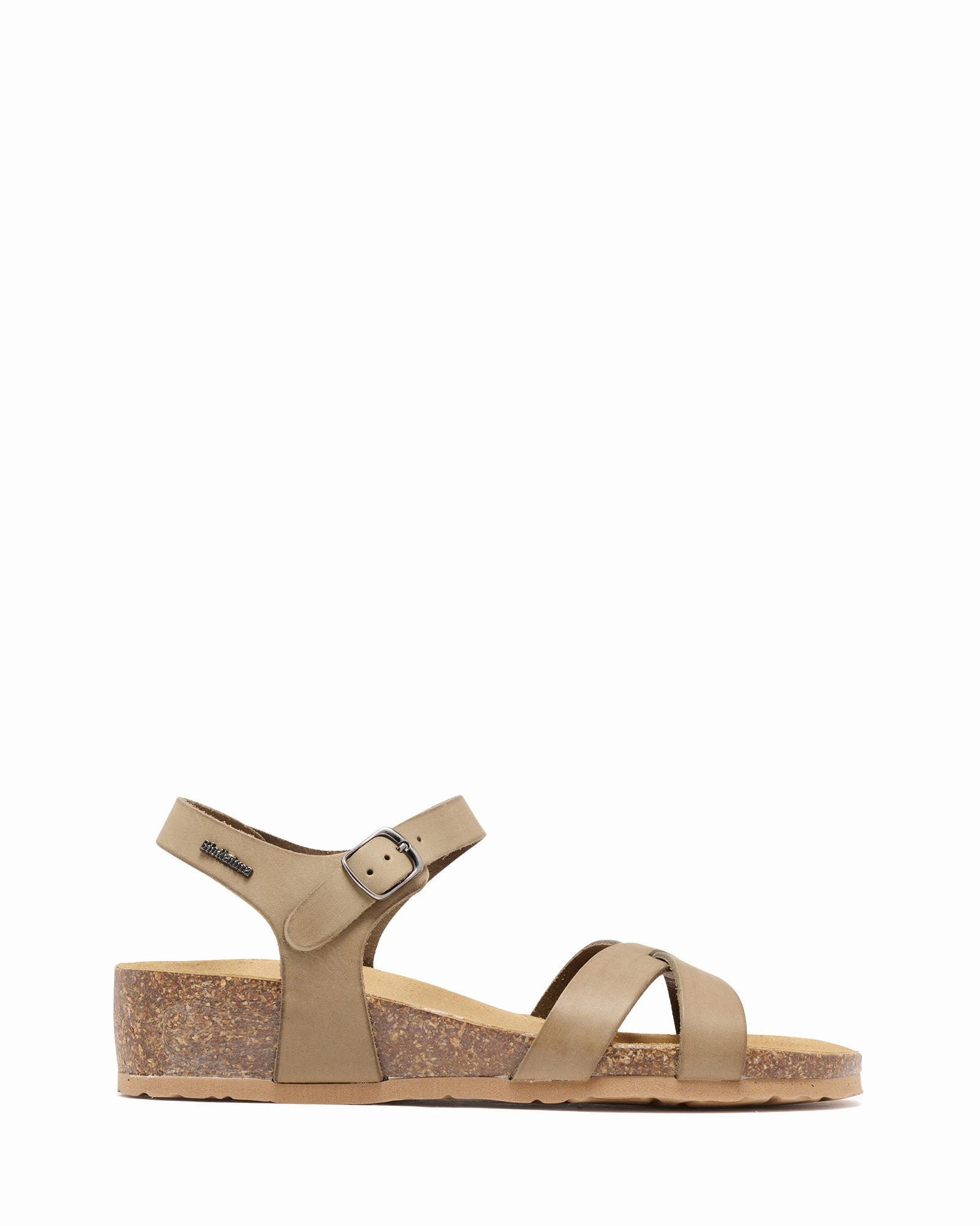 Tripoli Taupe Crystal Shine Sleek Sandals for Men