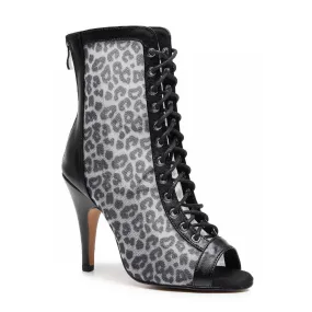 Leona - Black Leopard - Street Sole Stylish Comfort