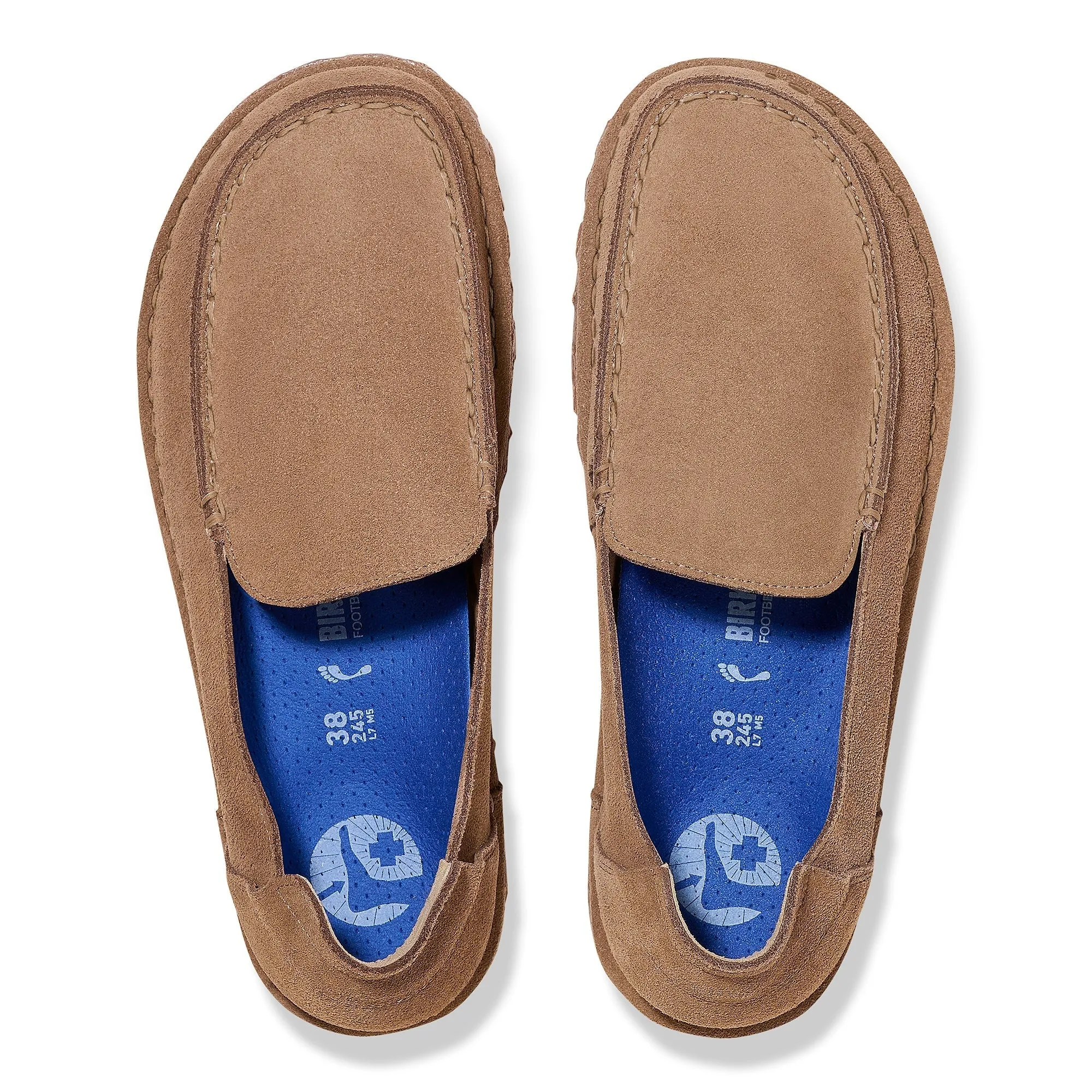 Peace Step Utti Slip On | Suede | Taupe