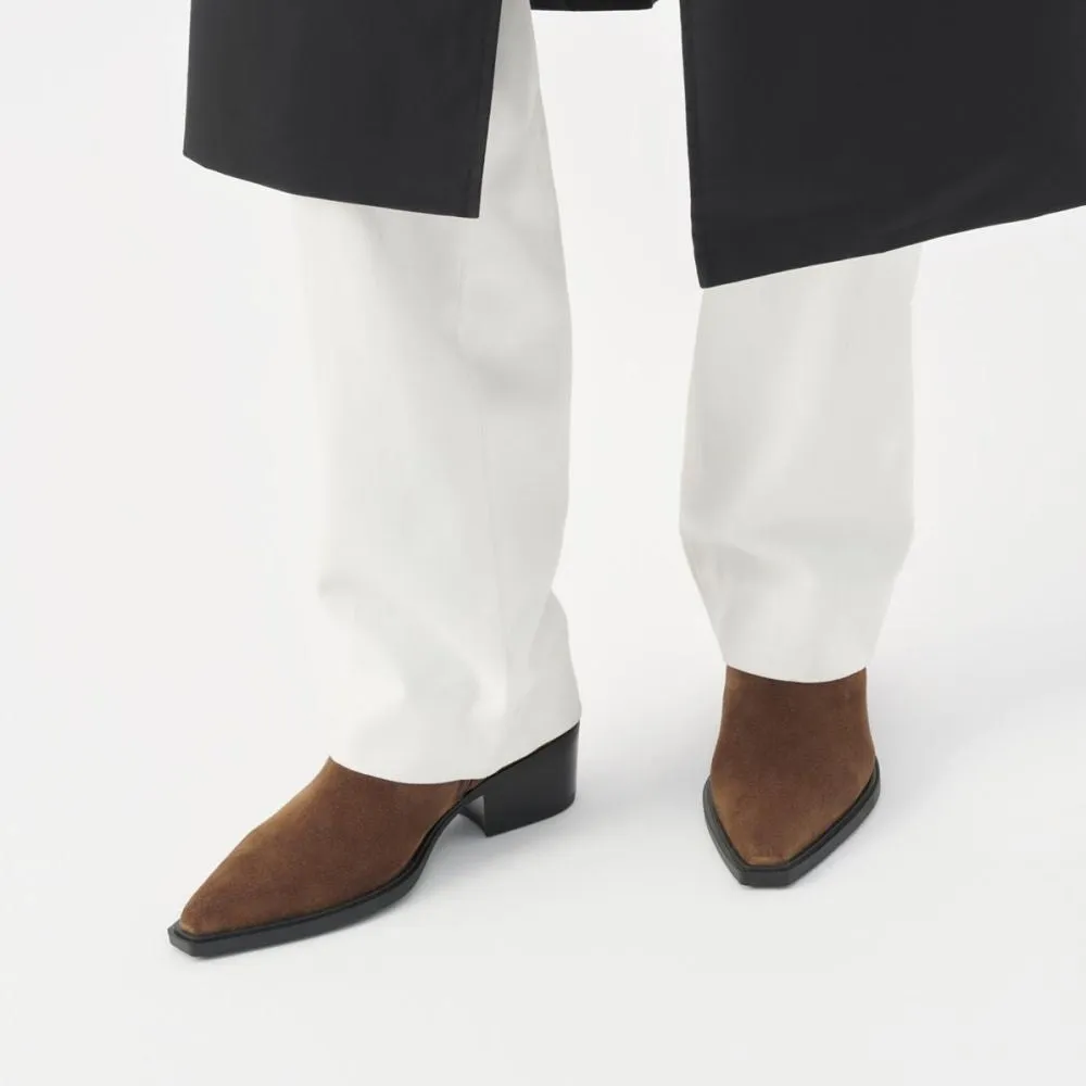 Vagabond Women's Kelsey Boots in Brown Suede Reinforced Motion Travel Easy Shear Warm