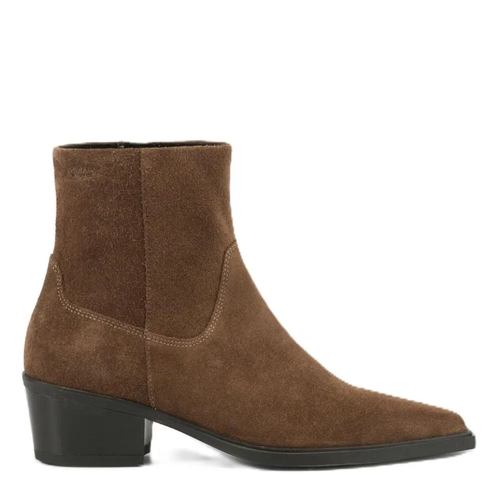 Suede Surface Vagabond Women's Kelsey Boots in Brown Suede Reinforced Motion