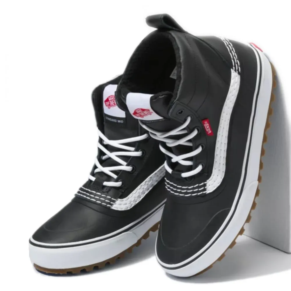 Vans Standard Mid MTE Boot in Black/White Solid Frame Comfy All work mode