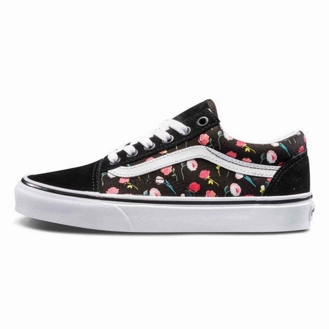 Winter Chill Vans Womens Classic Low-top Skateboarding Shoes