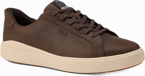 Quarter turn view Men's Kizik Footwear style name Vegas 2 in color MOLE/WCGRY. Sku: MVEG2501
