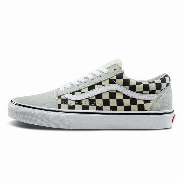 Original New Arrival Vans Mens & Womens Classic Old Skool Low-top Skateboarding Shoes Flexible Fit