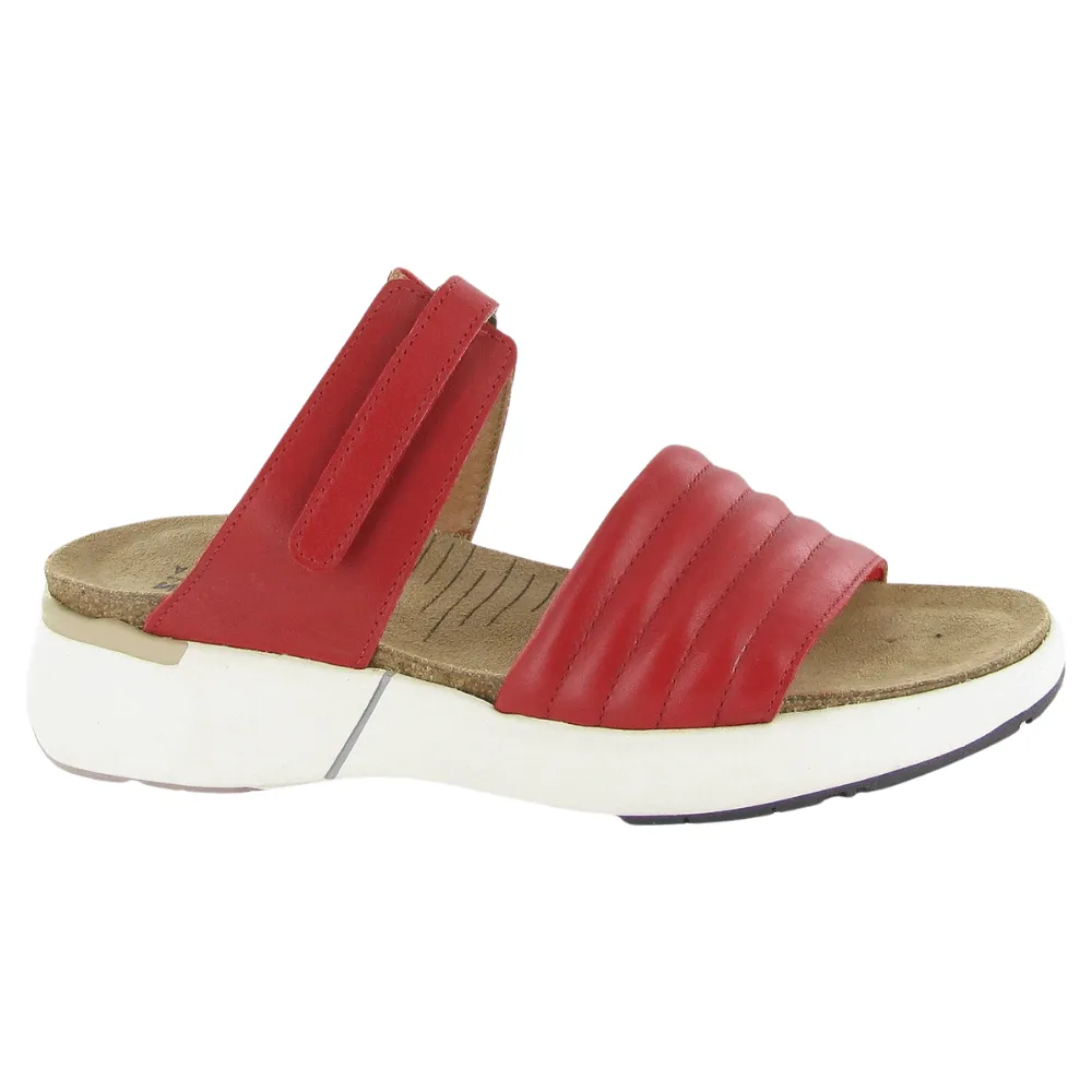 Street Mood Comfort Platform Vesta | Leather | Kiss Red