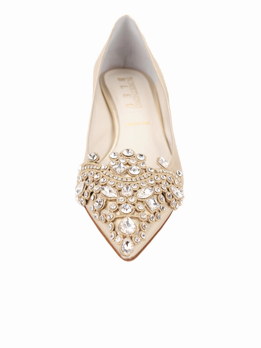 Chic Bride Brinsley Pointed Toe Kitten Heel