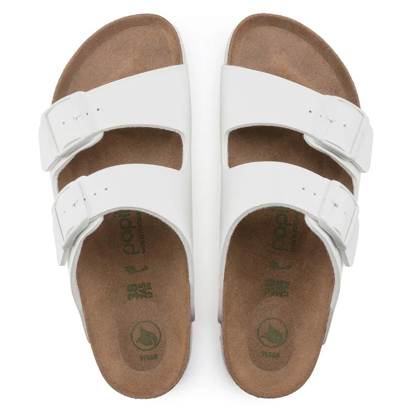 BIRKENSTOCK ARIZONA PLATFORM WHITE Supportive Walk