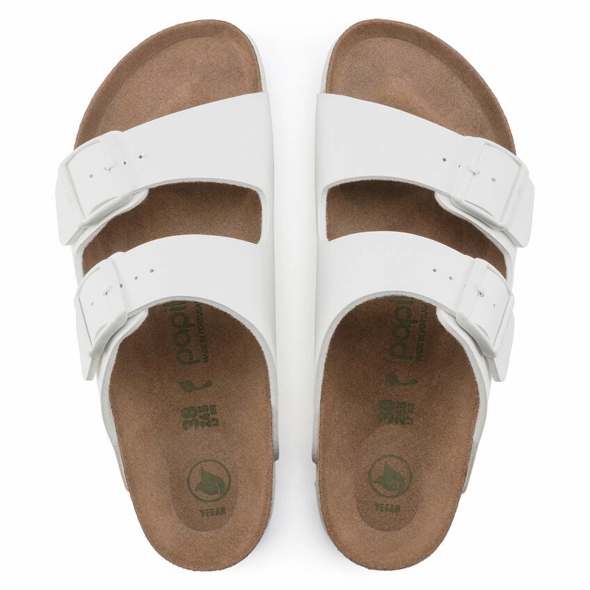 BIRKENSTOCK ARIZONA PLATFORM WHITE Supportive Walk