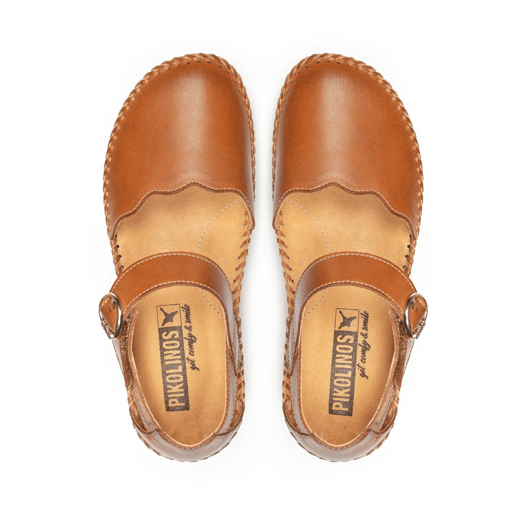 Beach Vibe Marina Mary Jane | Leather | Brandy
