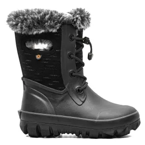 quick dry LaceUp Weathered Look Bogs Youth Arcata II Dash in Black