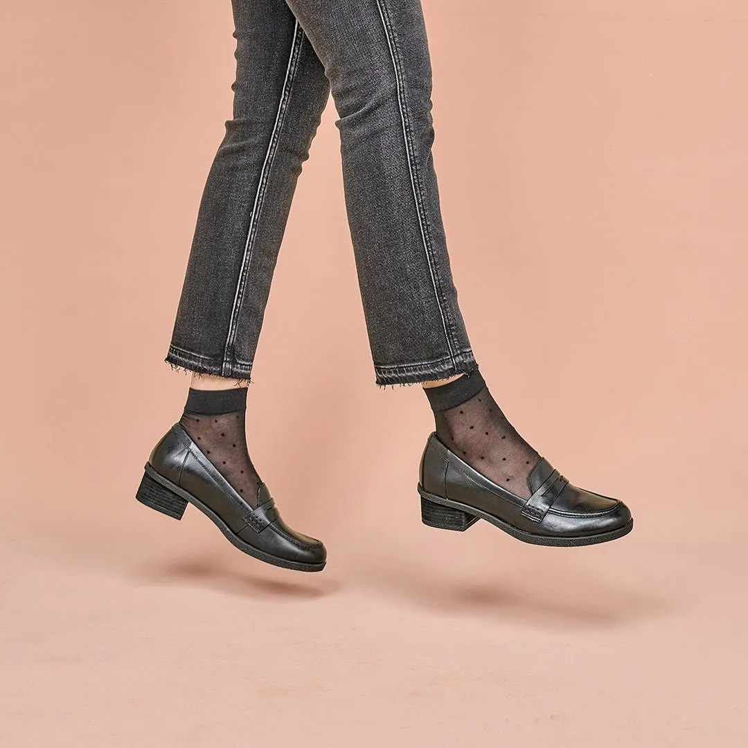 Danica | Waterproof Burnished | Black Breathable Upper