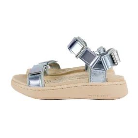 Travel Ready Woden - Line Sandal (Ice Blue)