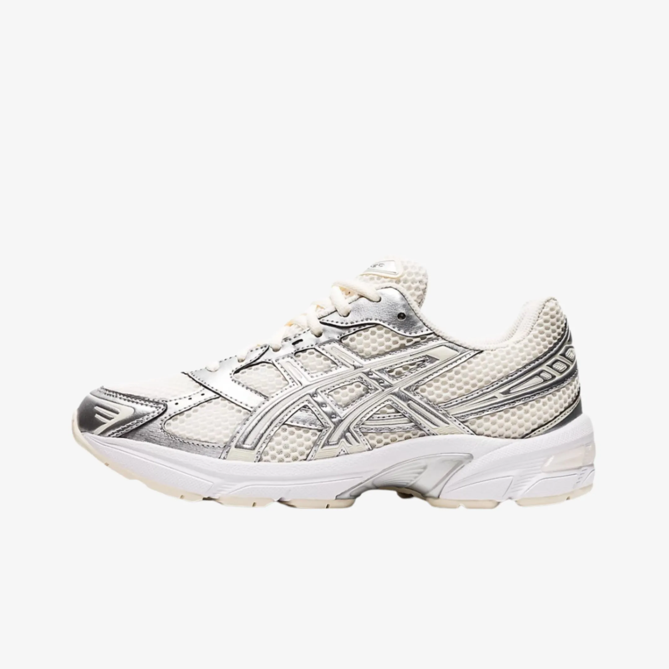 (Women's) ASICS Gel-1130 'Cream / Pure Silver' (2021) 1202A164-107 running with a visor Run - ready