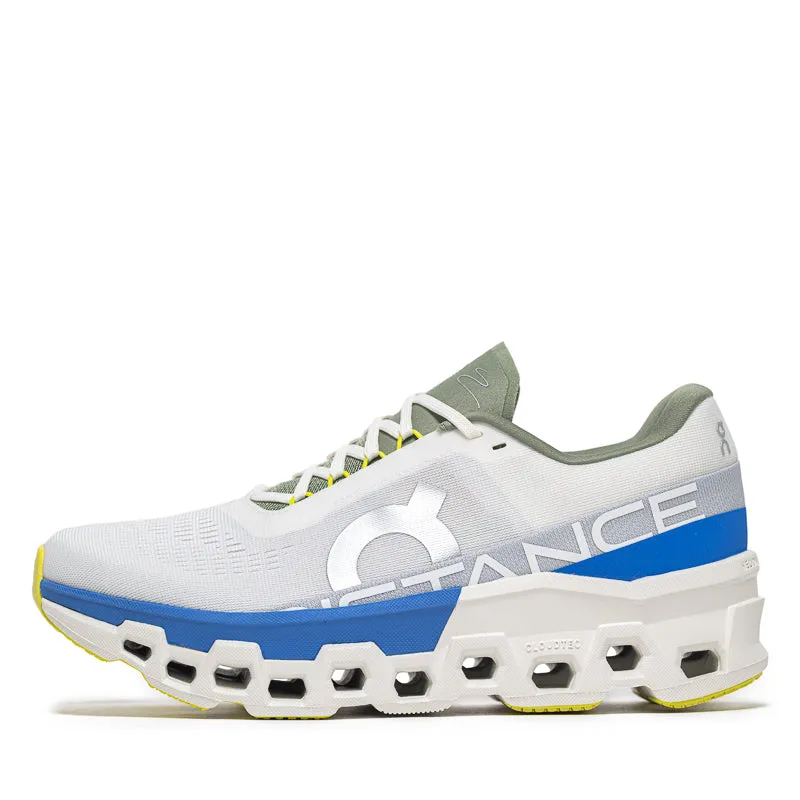 Women's DISTANCE x On Cloudmonster 2 - White/Lapis Motion Freedom